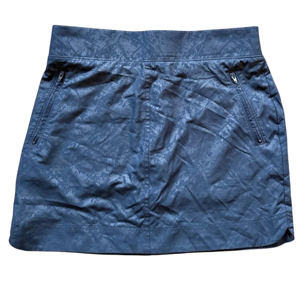 Orvis Womens Skort Small Navy Blue Lightweight Active Mesh Shorts Golf Hiking